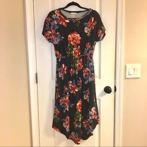 VICI Collection Floral Midi Dress
